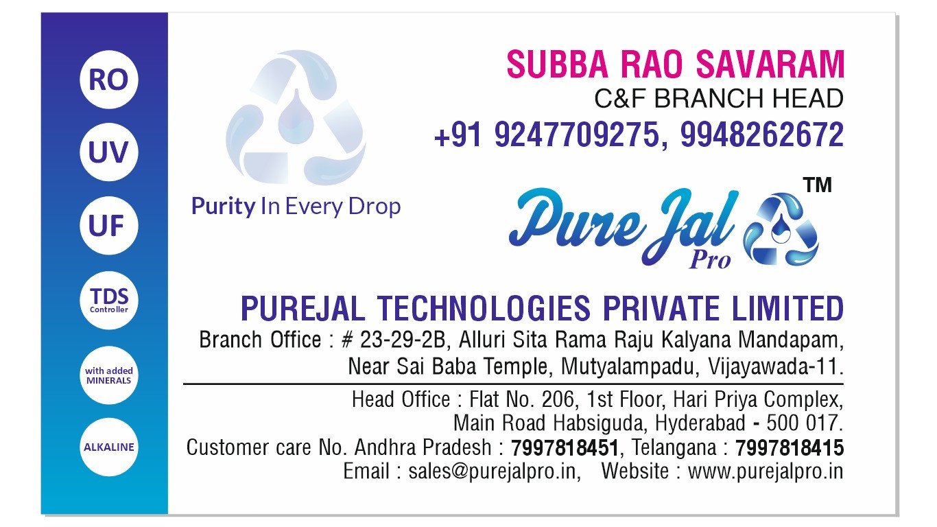 PURE JAL ALKALINE WATER purifiers