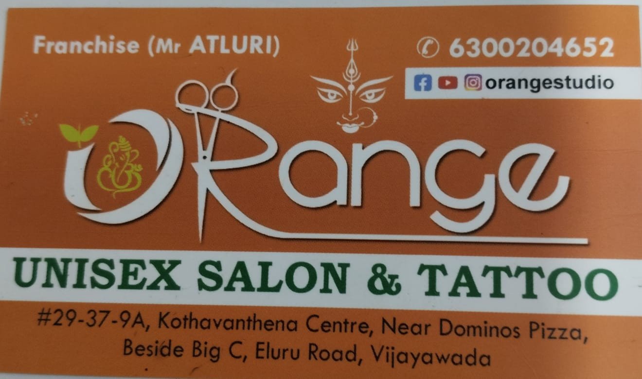 Orange  Unisex Salon & Tattoo