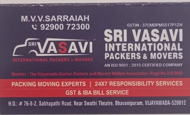 Sri Vasavi International Packers And Movers